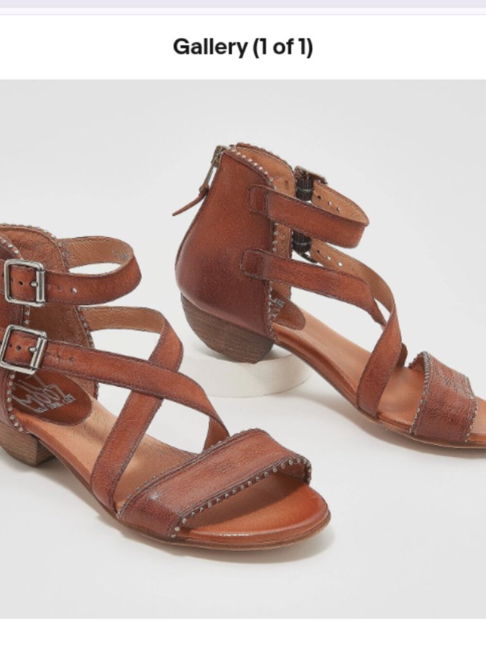 Miz Mooz Leather Wide Width Sandals-Cosmo-Brandy-36W (US 5.5-6)-NEW-A395240